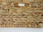Preview: Regalkorb Schrankkorb Aufbewahrungskorb Korb aus Wasserhyazinthe quadratisch mit Holzrahmen