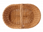 Preview: Einkaufskorb Weidenkorb Feuerholzkorb gesottene Weide oval