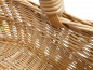 Preview: Einkaufskorb Weidenkorb Feuerholzkorb gesottene Weide oval