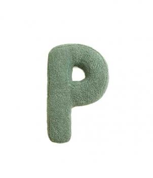 MEA-Lini Buchstabenkissen "P" grün
