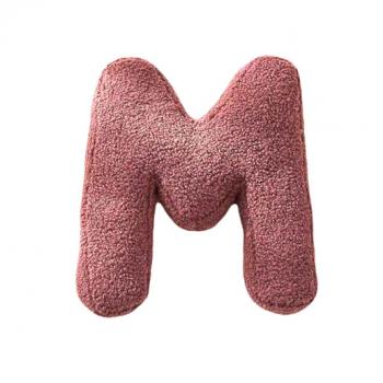 MEA-Lini Buchstabenkissen "M" rose