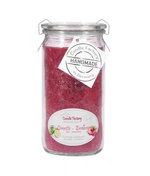 Candle Factory Duftkerze Mini Jumbo Limette-Erdbeer