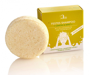 Ovis festes Shampoo Lemon -Mint für leicht fettendes Haar Auslaufartikel