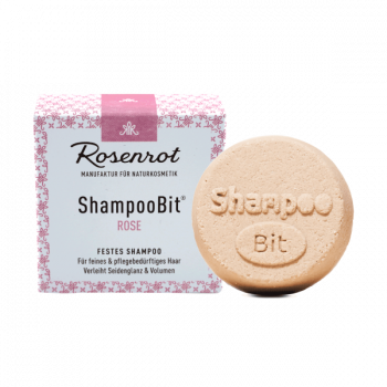 Rosenrot ShampooBit® - festes Shampoo Rose