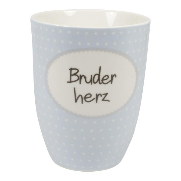 Mea Living Tasse mit Henkel 500 ml Bruderherz