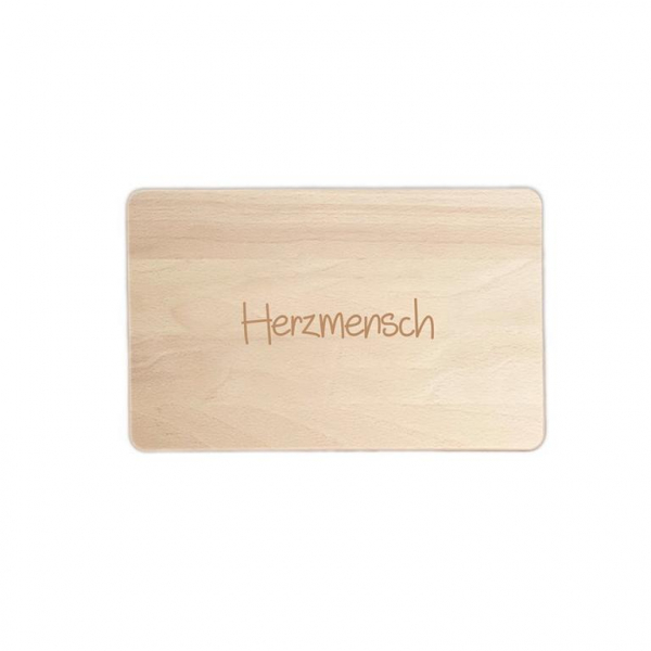 Mea Living Brettchen Holz Herzmensch