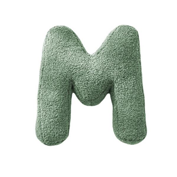 MEA-Lini Buchstabenkissen "M" grün