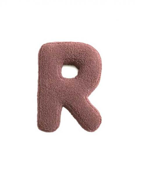 MEA-Lini Buchstabenkissen "R" rose