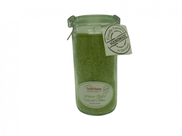 Limited Edition grüner Apfel Candle Factory Duftkerze Mini Jumbo 