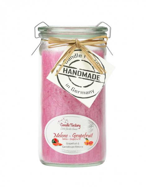 Candle Factory Duftkerze Mini Jumbo Melone-Grapefruit