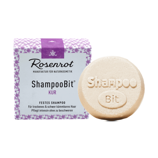 Rosenrot ShampooBit® - festes Shampoo Kur