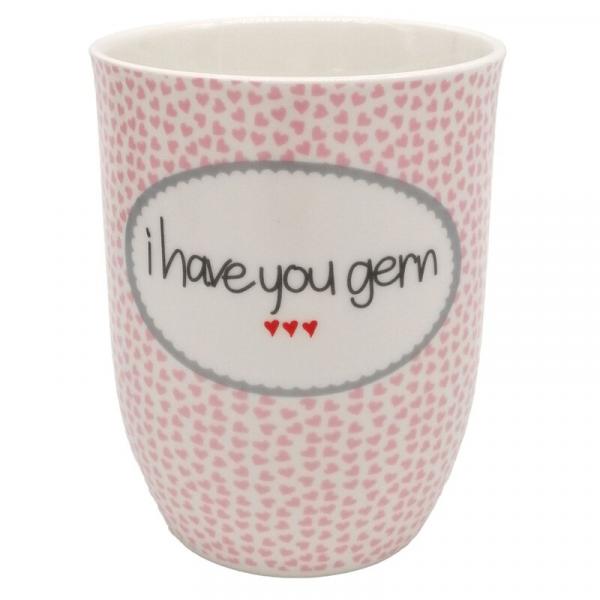 Mea Living Tasse mit Henkel 500 ml i have you gern